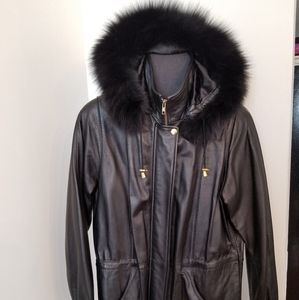 Worthington Ladies leather coat
